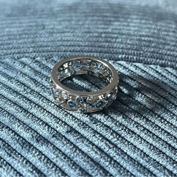 The Stellar Blue Band Ring in silver sz 6 - Picture 4 of 8
